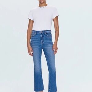 Pistola Women's Blue Ankle Jeans